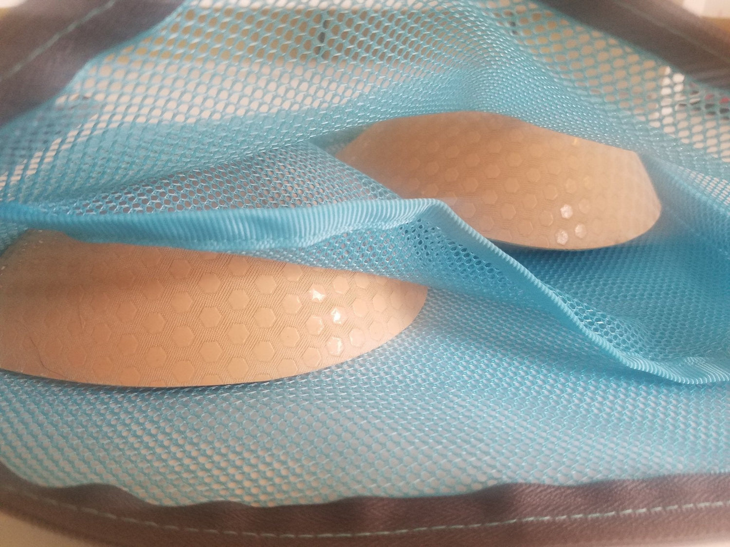 bra insert pads inside a delicates washing bag